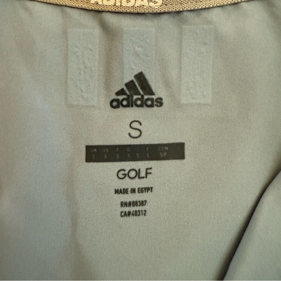 Adidas Golf Women’s Small Lightweight Blue Zip Front Athletic Jacket - Picture 2 of 6